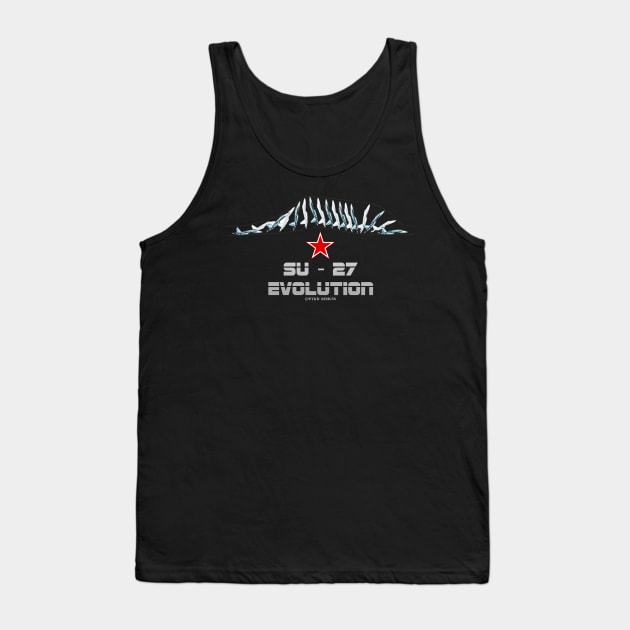 Su-27 Evolution Tank Top by Wykd_Life